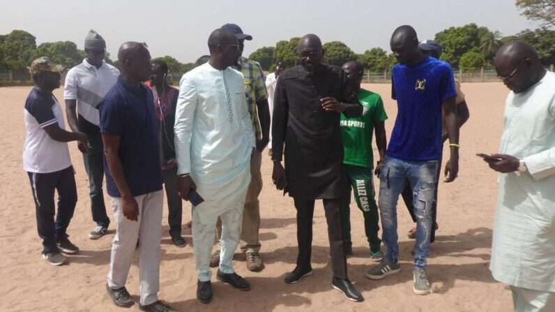 RENOVATION DU STADE MUNICIPAL DE THIONCK-ESSYL : BEN ABDOU SAMBOU POSE LE 1er ACTE